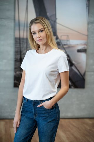 Футболка женская Ladies American U, фото 5