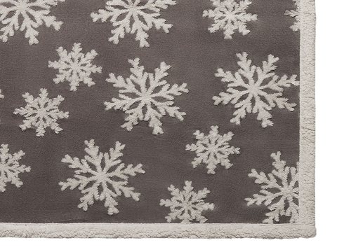 Плед Snowflake новогодний с капюшоном, фото 6