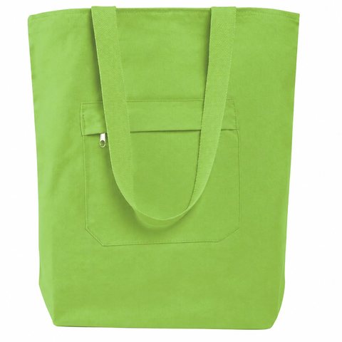 Сумка на молнии «Zipper» из хлопка 280 г/м2, фото 3