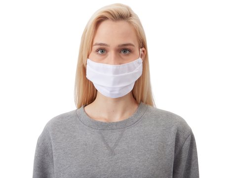 Маска для лица многоразовая для сублимации, M-L, фото 5