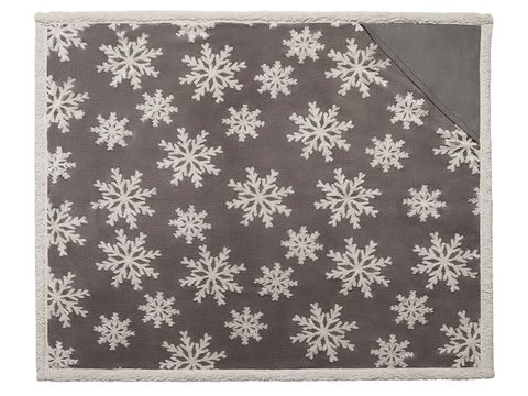 Плед Snowflake новогодний с капюшоном, фото 4