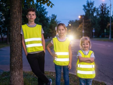 Жилет детский со светоотражающими элементами CO-1д, фото 6