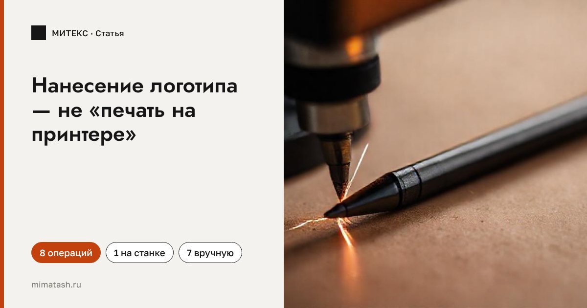 Почему нанесение логотипа — это не «печать на принтере»: из чего складываются цена и срок